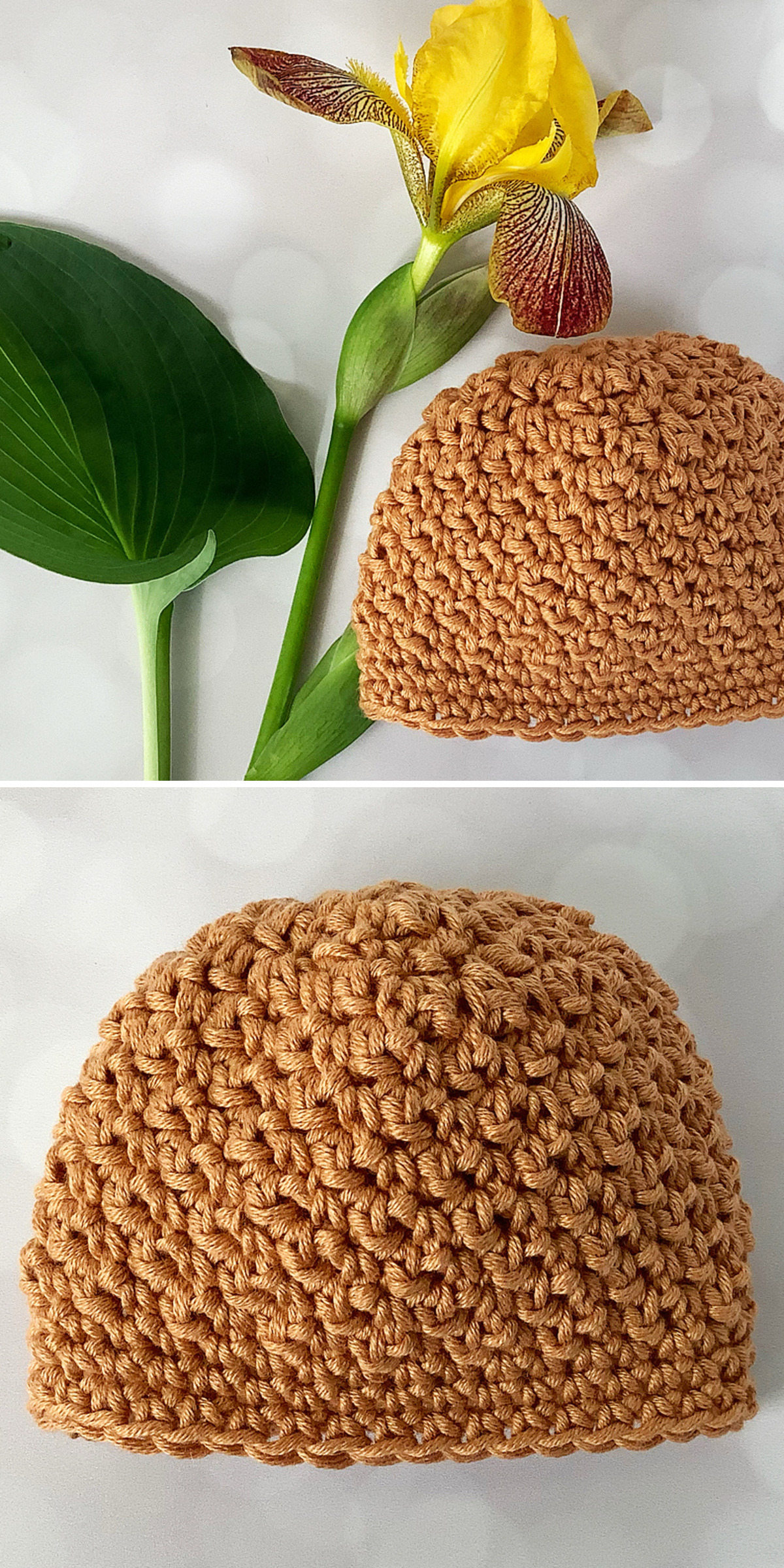 Lemon Peel Preemie Hat