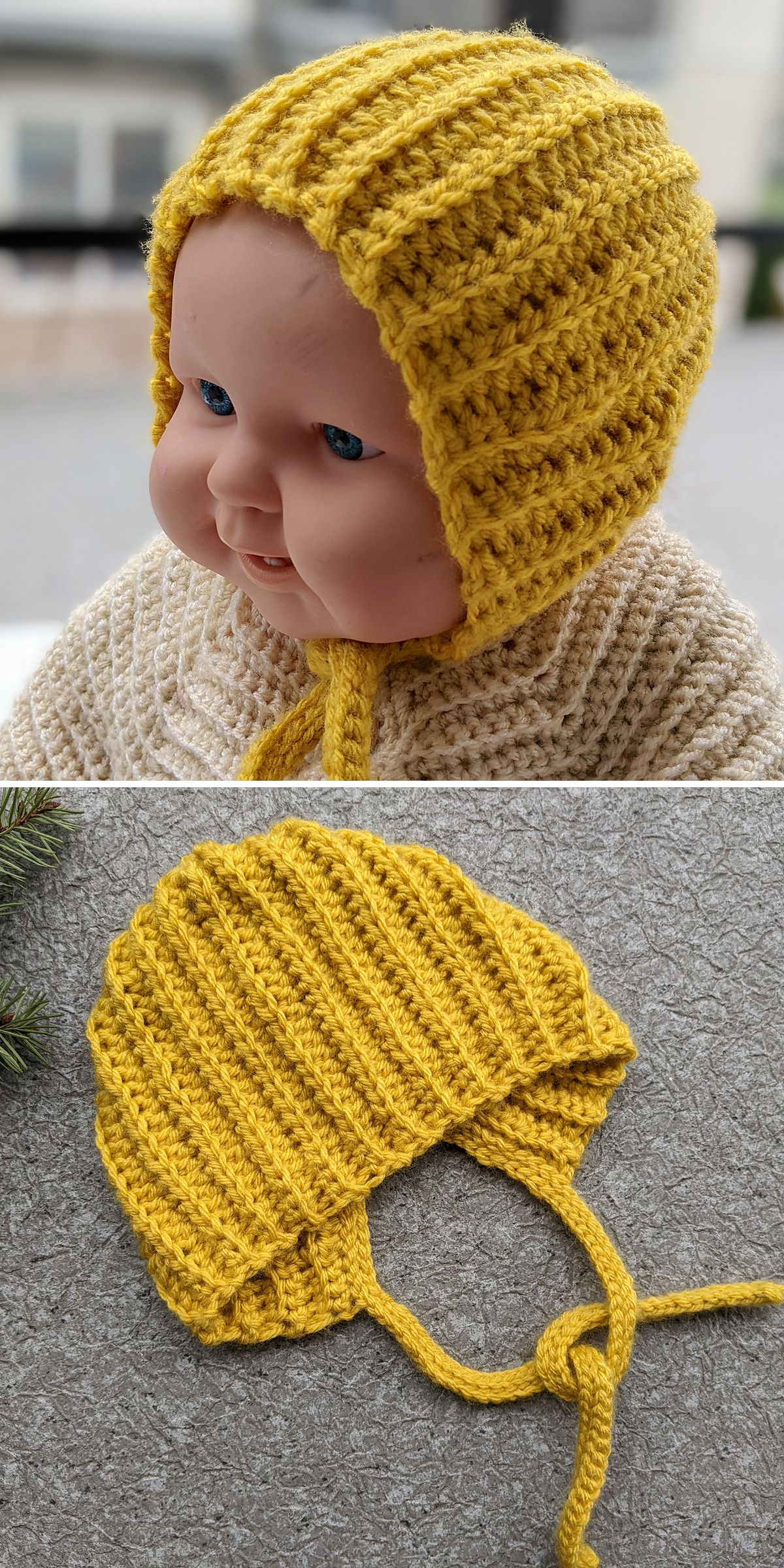 Newborn Baby Bonnet