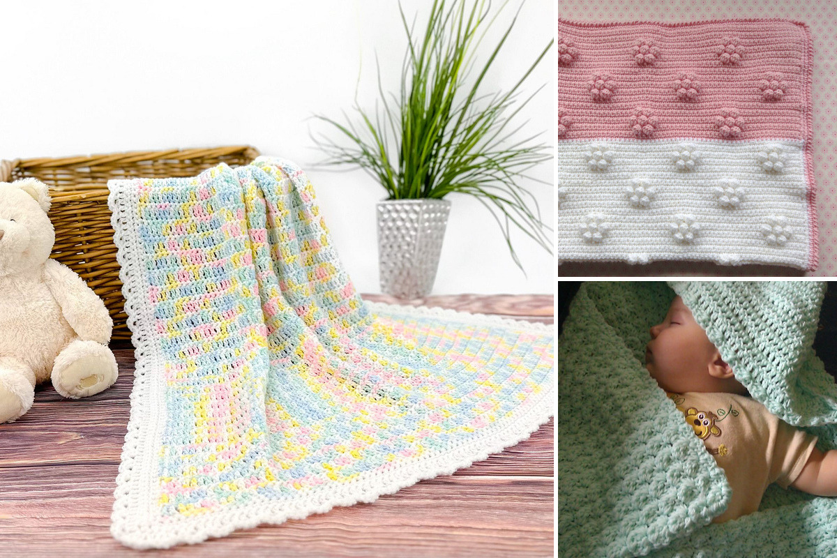 20 Free Crochet Baby Blanket Patterns