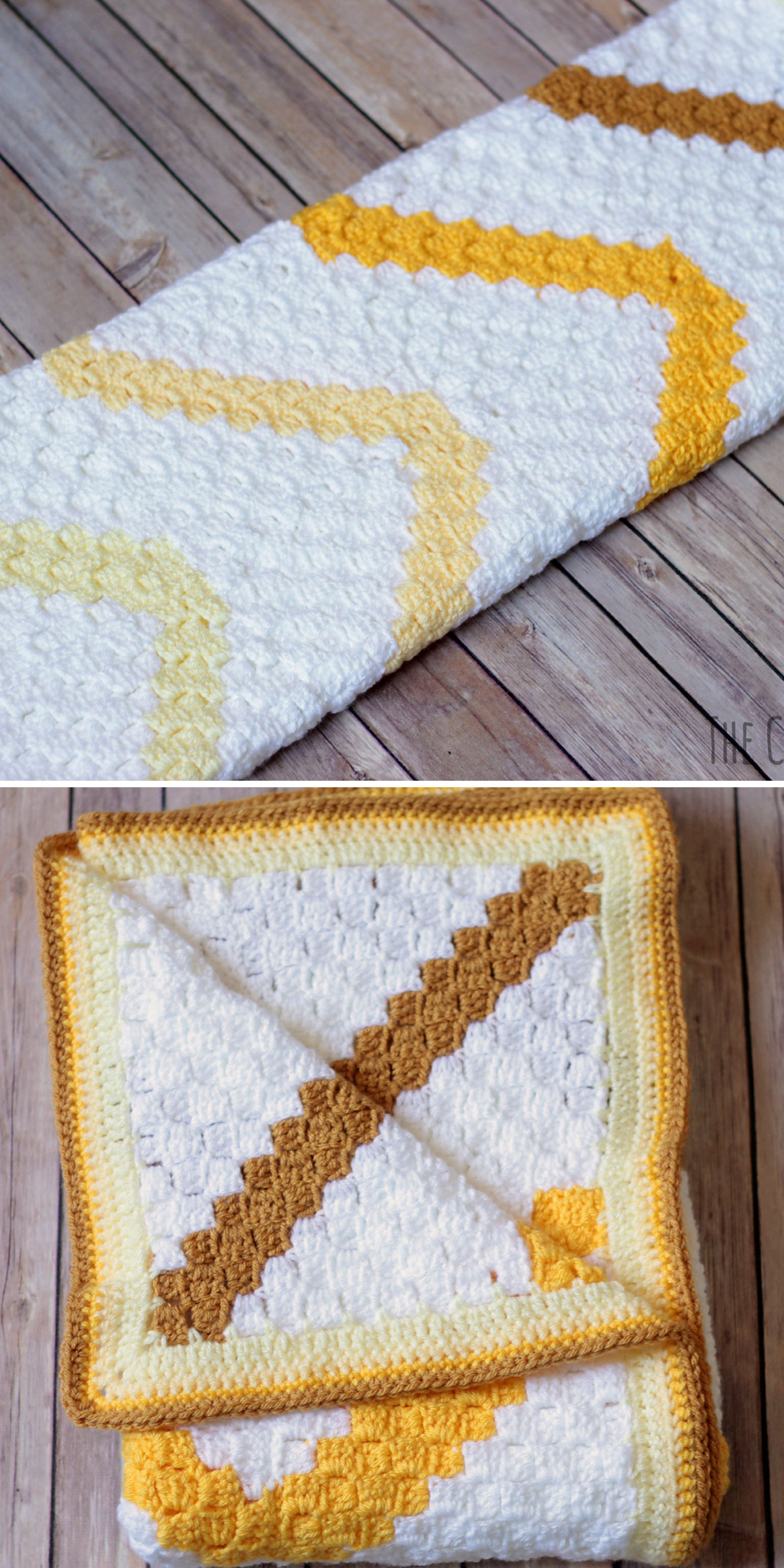 C2C Chevron Baby Blanket