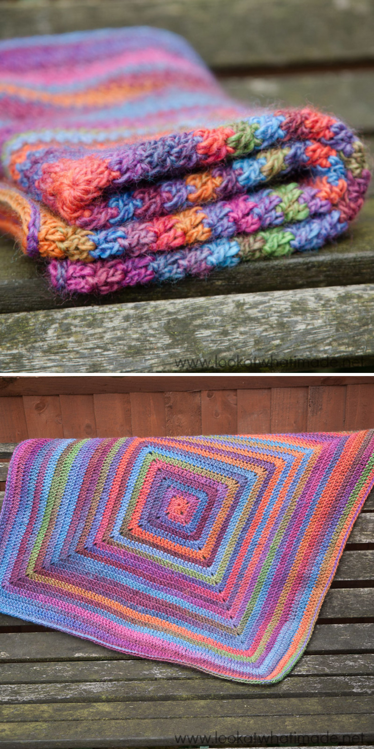 Continuous Crochet Baby Blanket