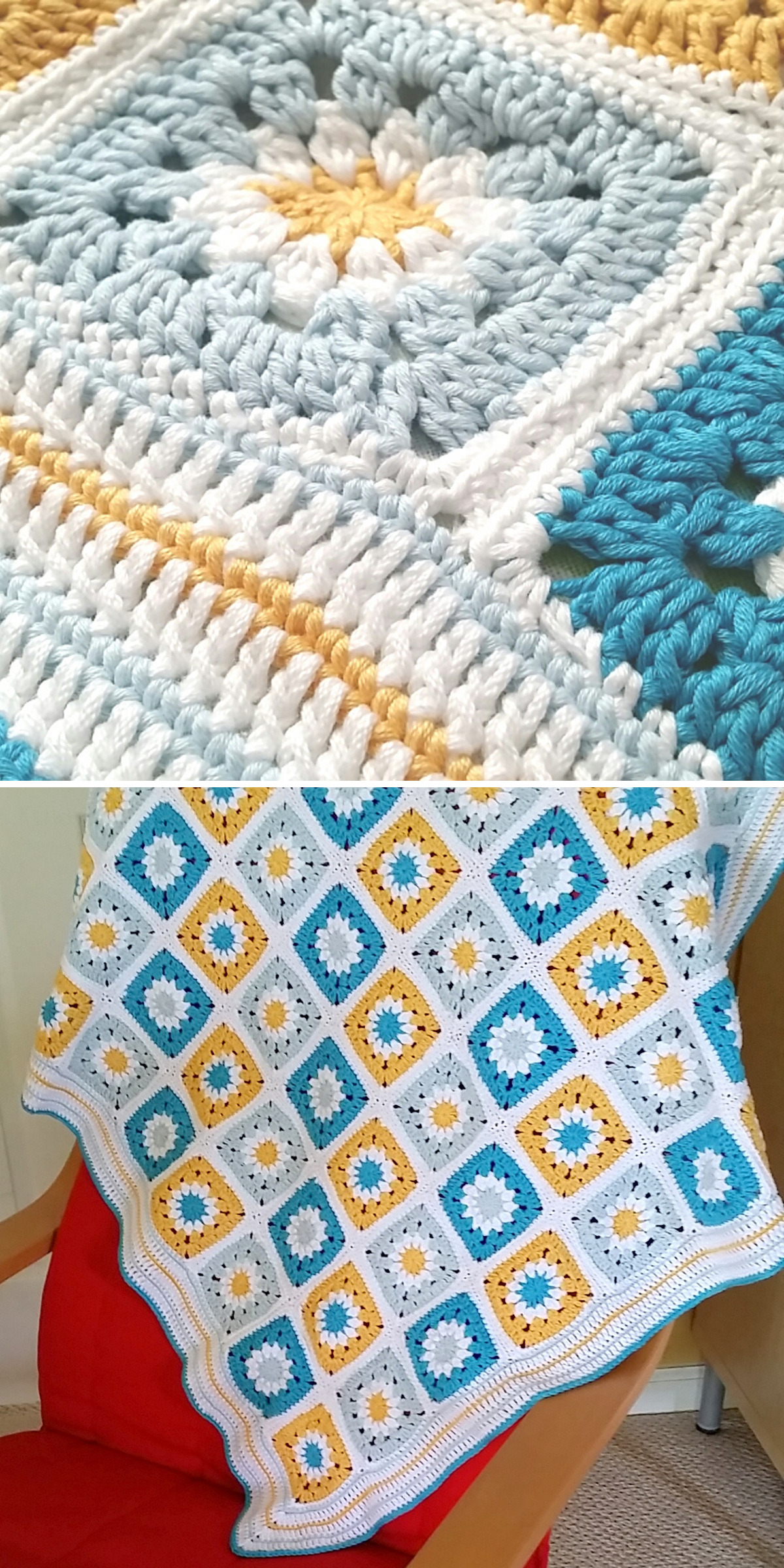 Granny Square Baby Blanket