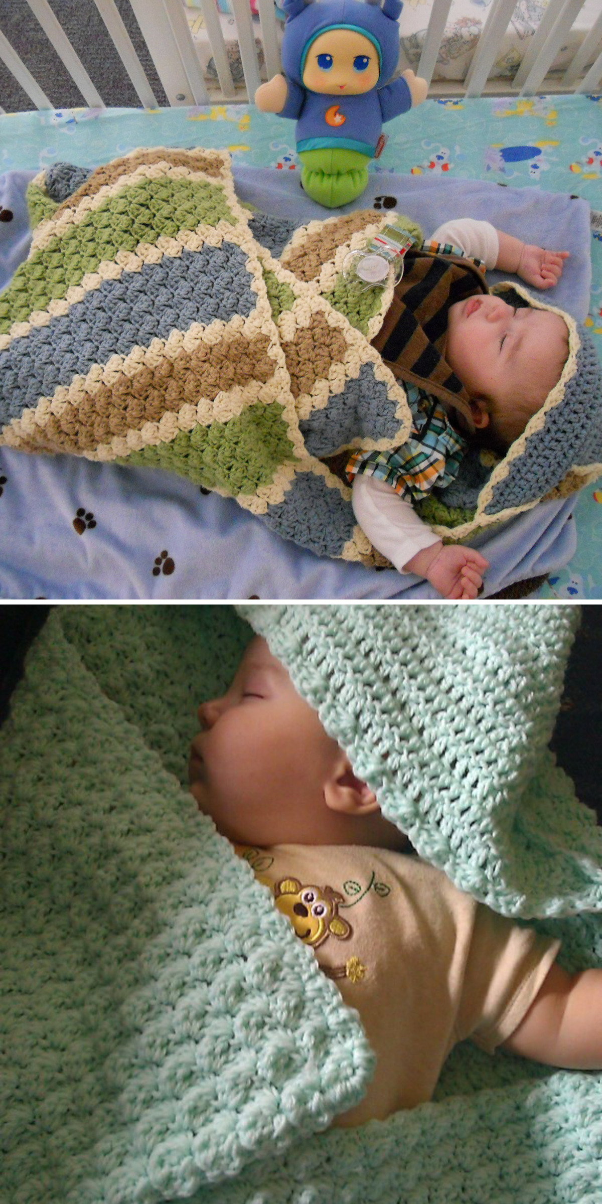 Hooded Baby Blanket (crochet)