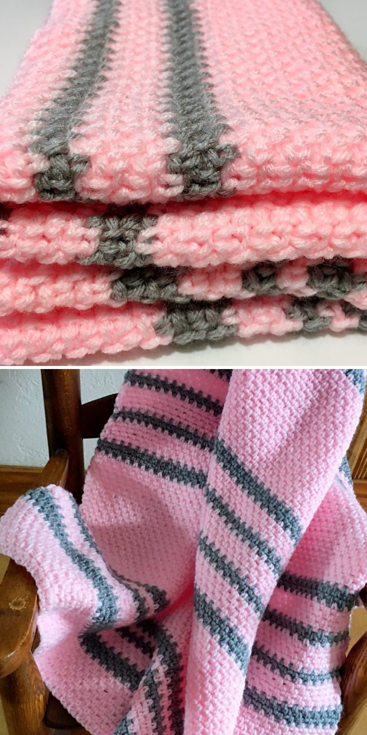 Modern Heirloom Baby Afghan