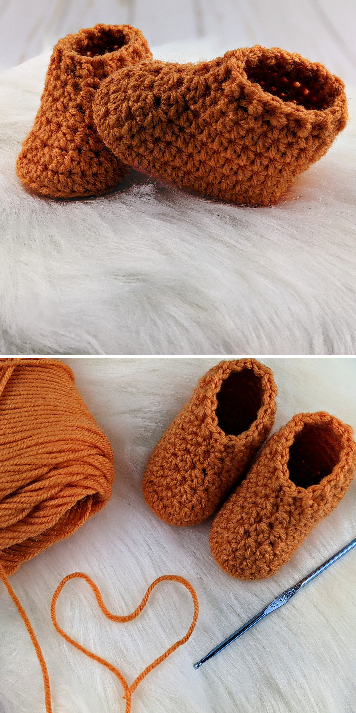 Storybook Crochet Baby Booties