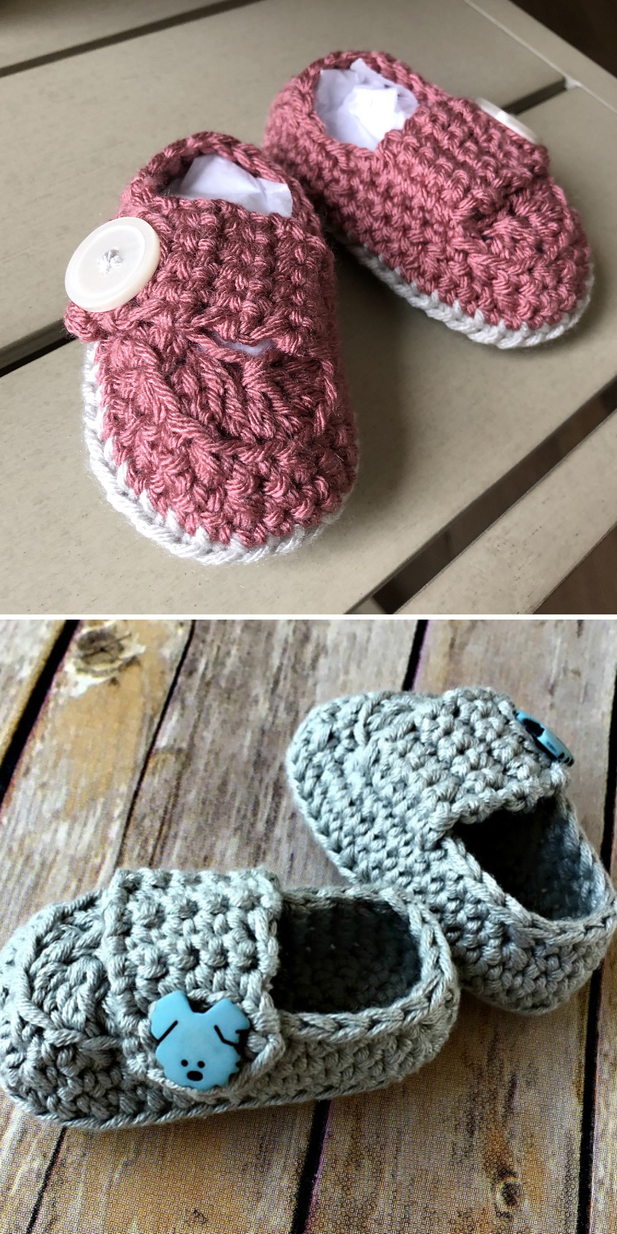 Baby Button Loafers