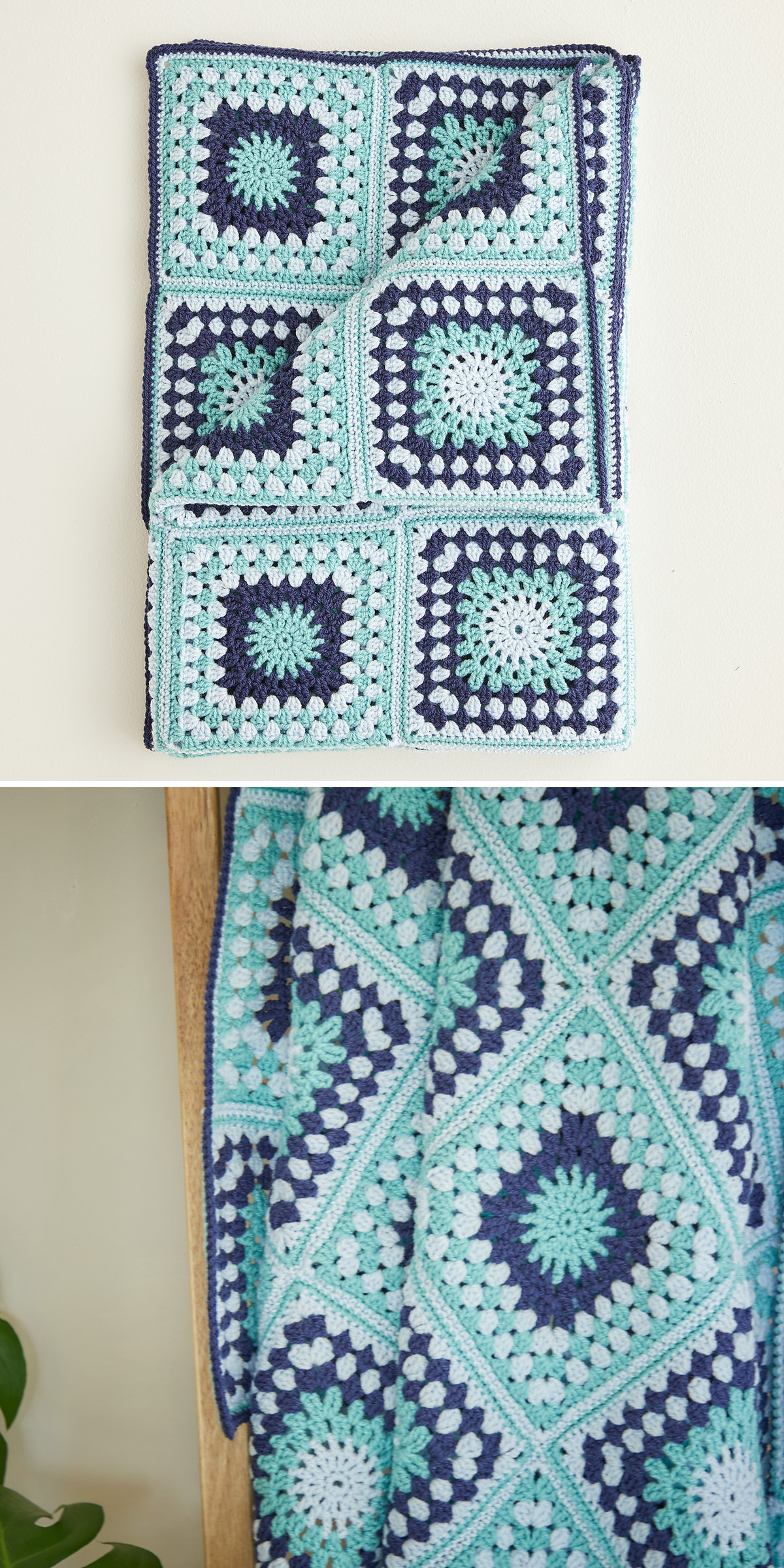 Granny Square Blanket 10274
