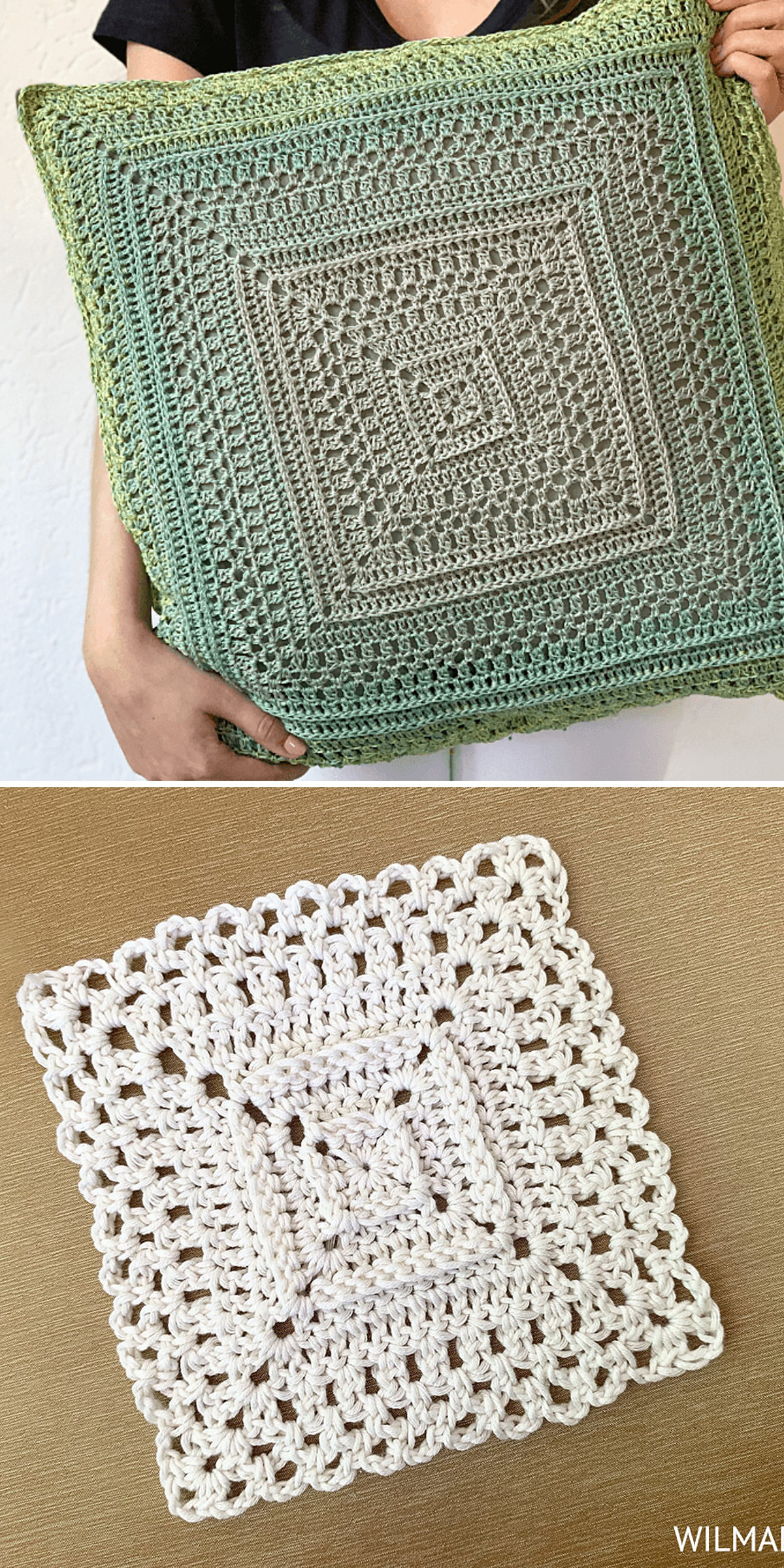 Love Your Granny Square Pillow