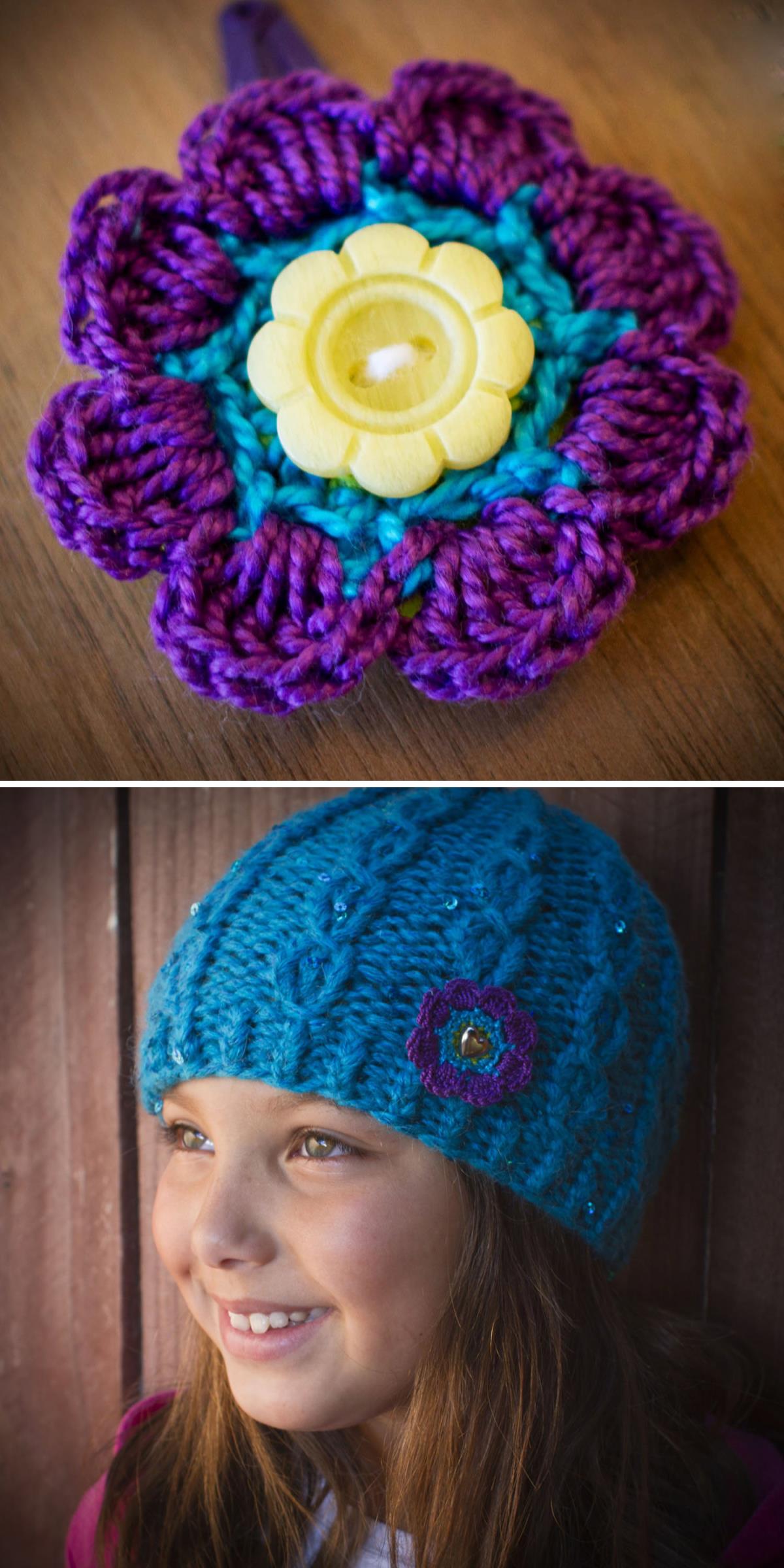 Crochet Applique Flower