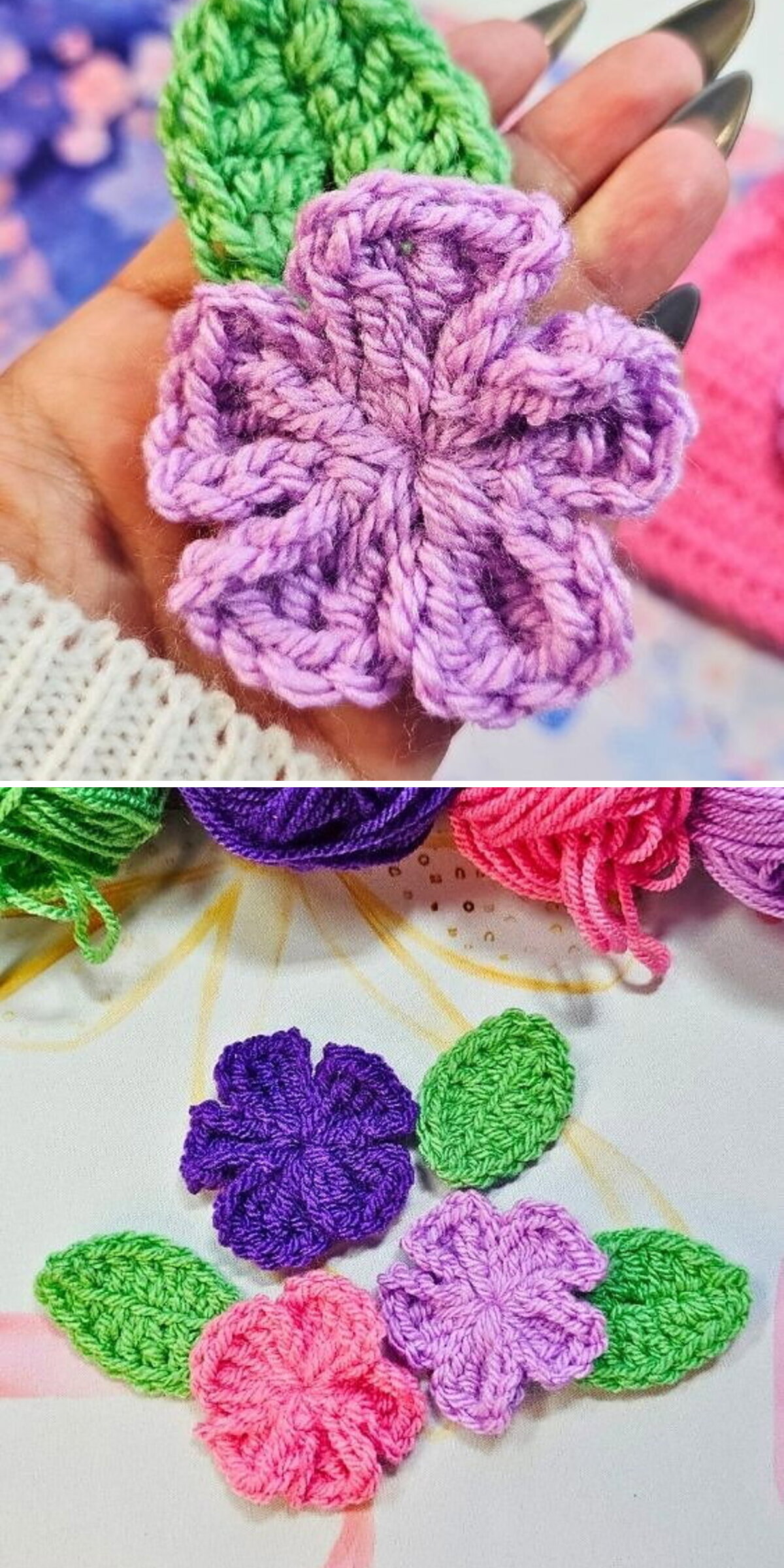Simple Flower And Leaf